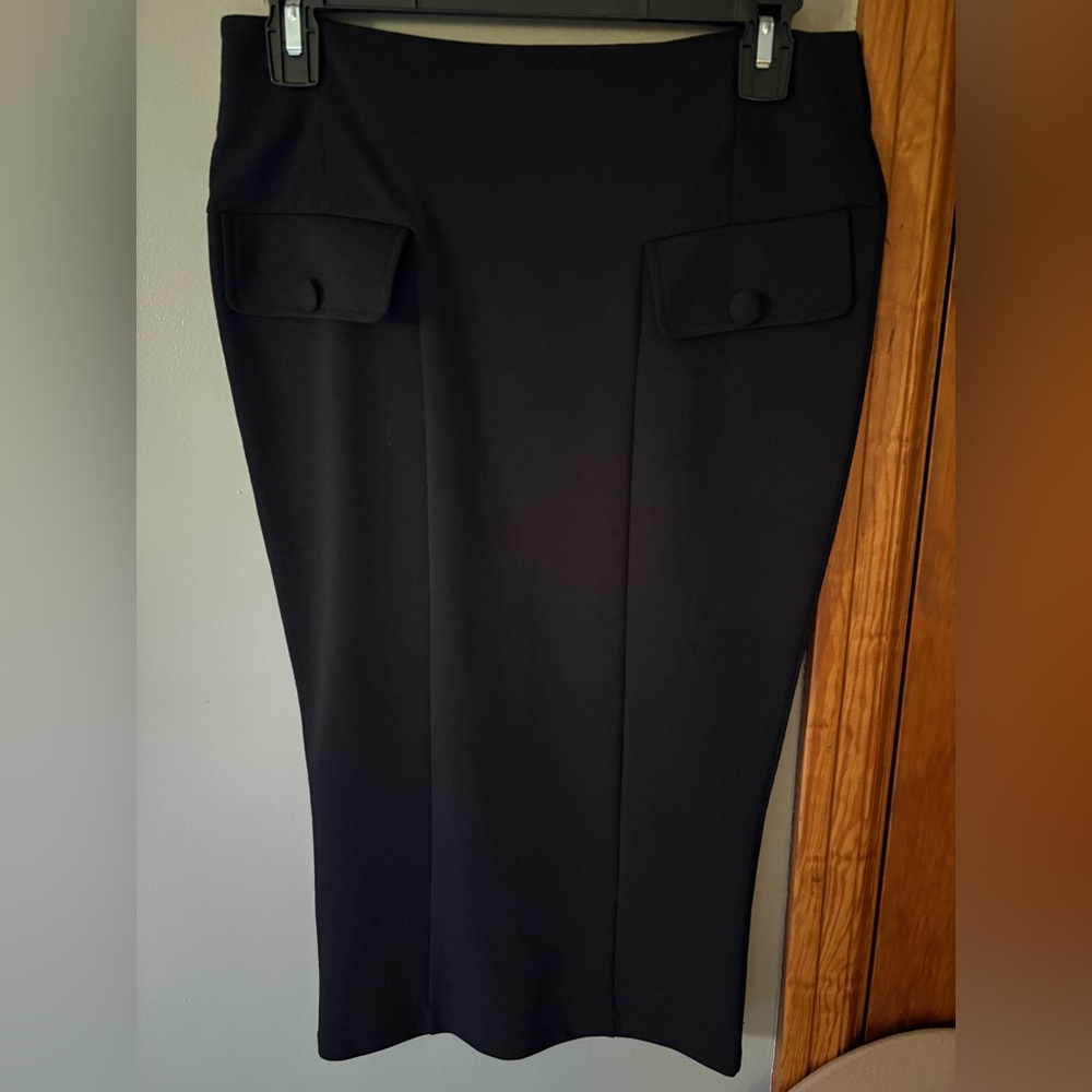 Kardashian Kollection Black Pencil Skirt NWT